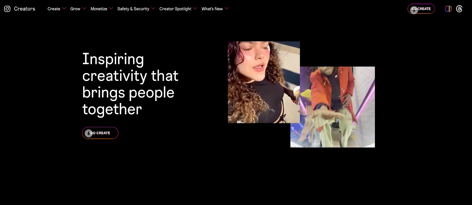 Instagram Creator Studio homepage with offers