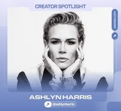 Headshot of Ashlyn Harris, Passes Creator