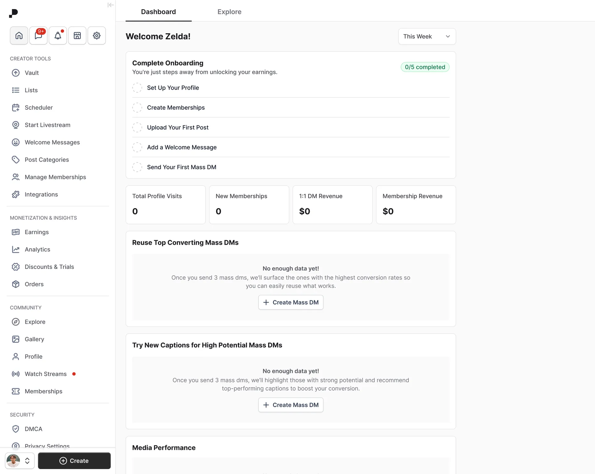 new-creator-homepage