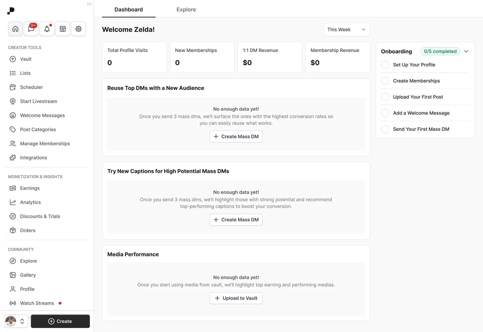 new-creator-homepage