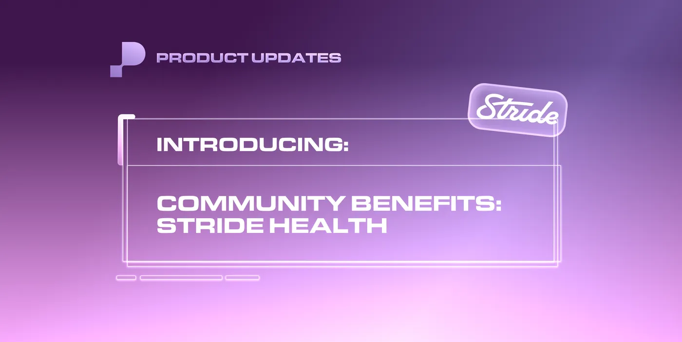Passes x Stride Health: Benefits for our community