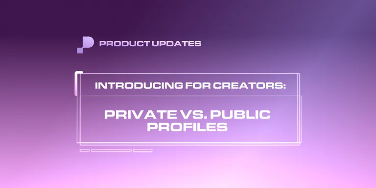 Private vs Public Profiles