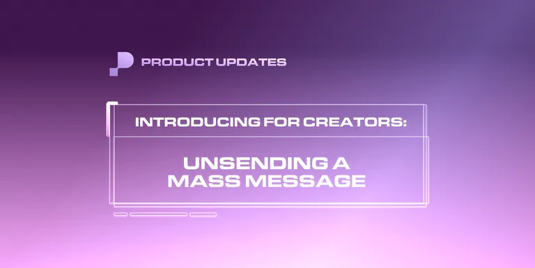 Unsend a mass message